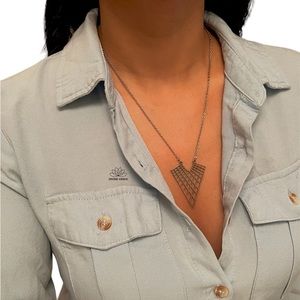 Triangular Necklace | Stainless Steel
